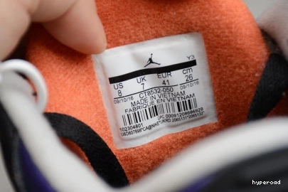 Hyperoad BLACK RETRO 3 - JORDAN PURPLE COURT 0912